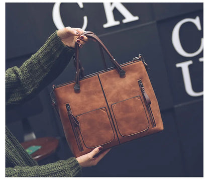 LuxeForm Leather Tote