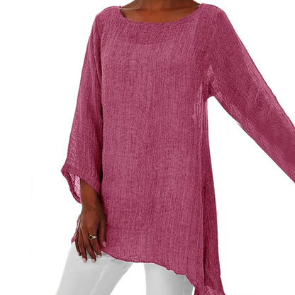 Women’s Oversized Linen Tunic Top