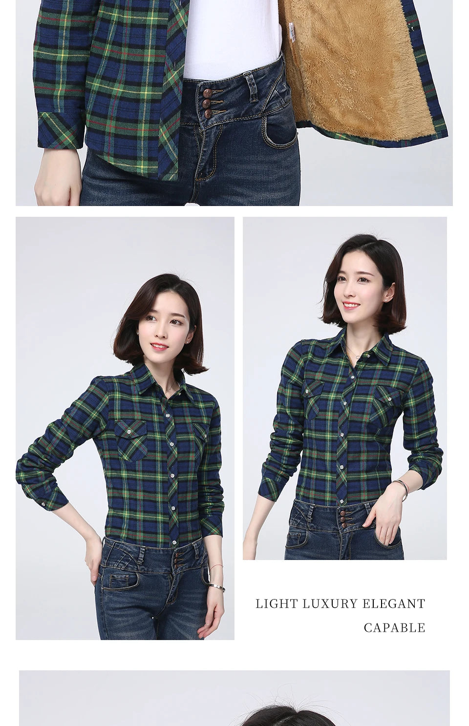 Cozy Plaid Fleece Jacket
