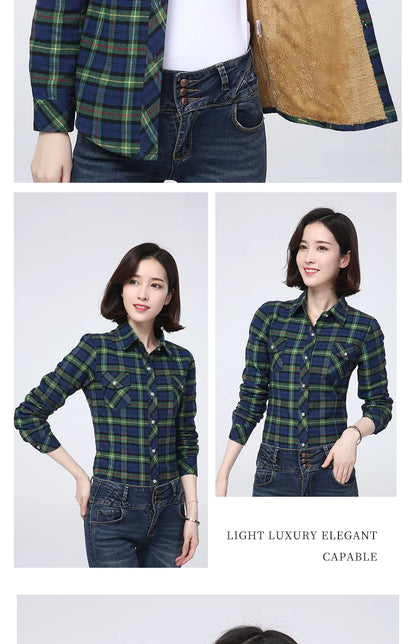 Cozy Plaid Fleece Jacket