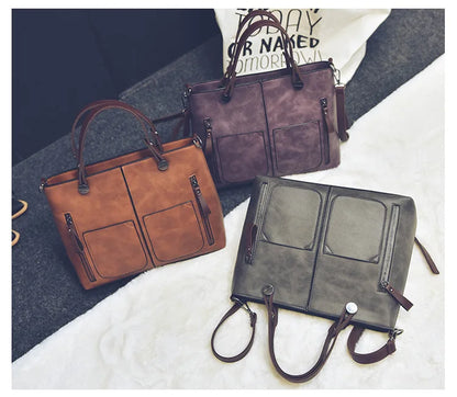 LuxeForm Leather Tote