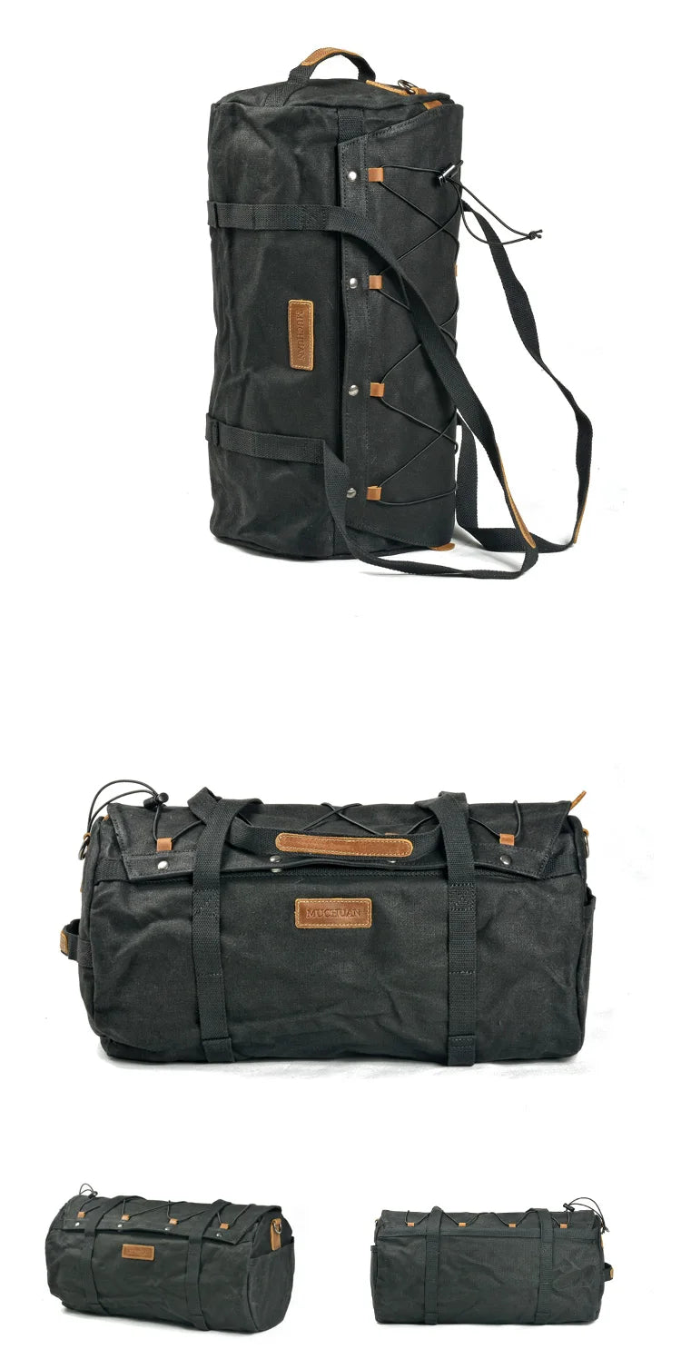 Men's Canvas Travel Fitness Bag