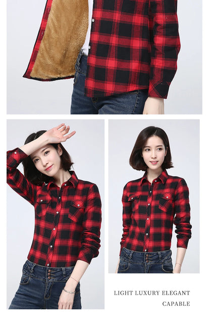 Cozy Plaid Fleece Jacket