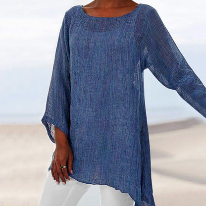 Women’s Oversized Linen Tunic Top