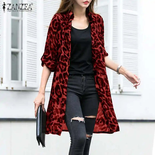 Leopard Print Summer Kimono