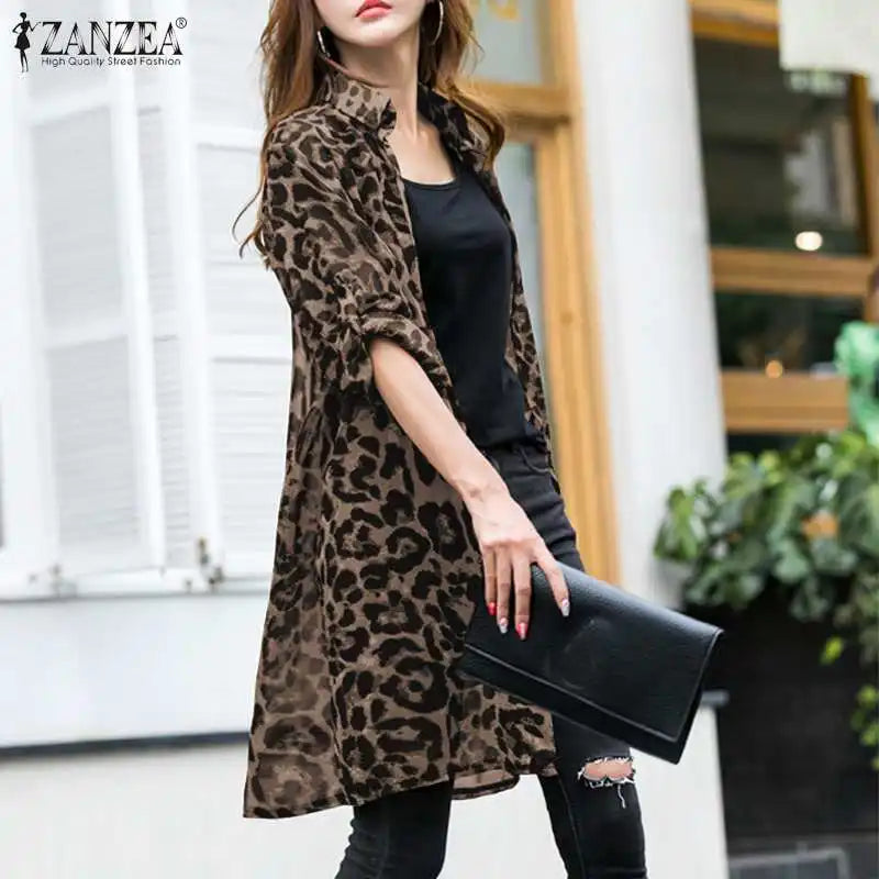 Leopard Print Summer Kimono