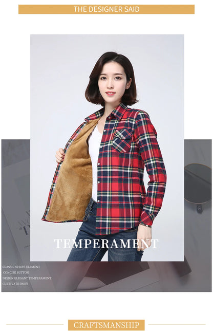 Cozy Plaid Fleece Jacket
