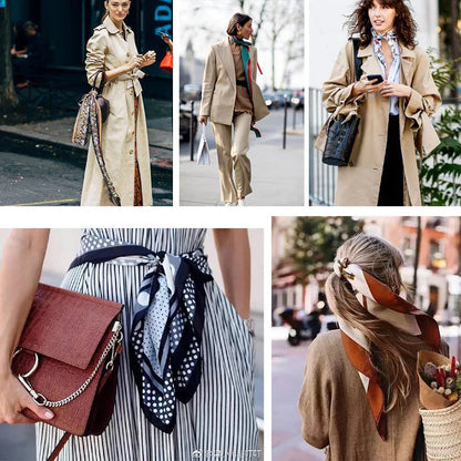 Luxury Silk Print Scarf