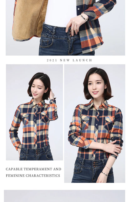 Cozy Plaid Fleece Jacket