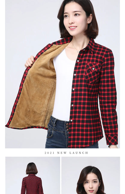 Cozy Plaid Fleece Jacket
