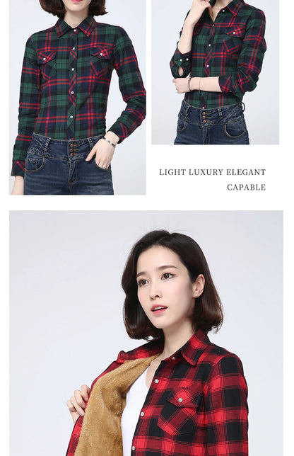 Cozy Plaid Fleece Jacket