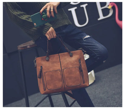 LuxeForm Leather Tote