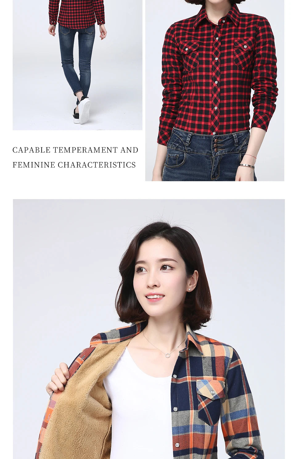 Cozy Plaid Fleece Jacket