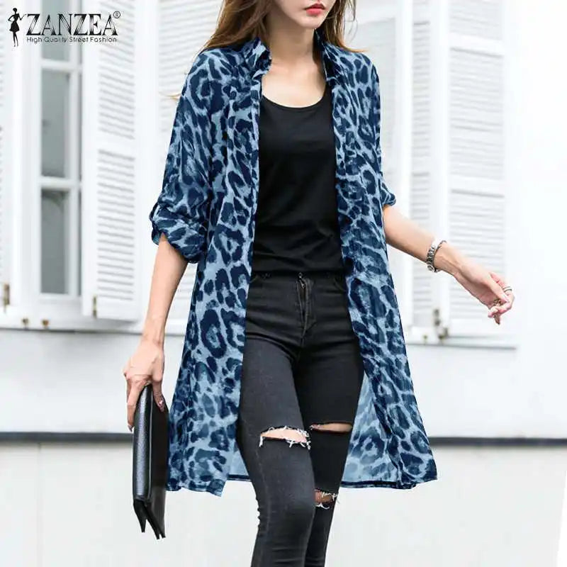 Leopard Print Summer Kimono