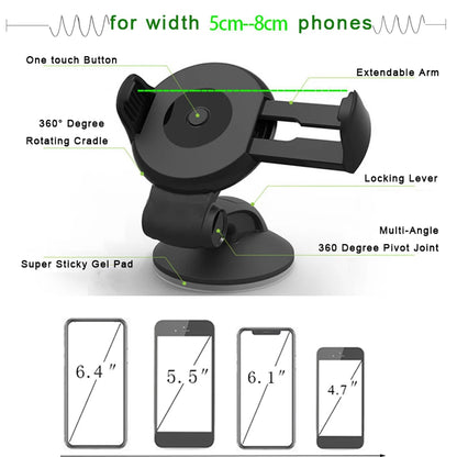 Universal Suction Car Mount