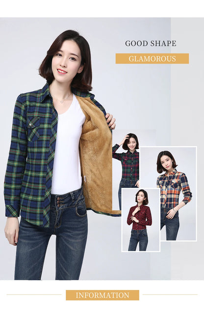 Cozy Plaid Fleece Jacket