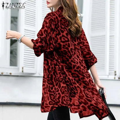 Leopard Print Summer Kimono