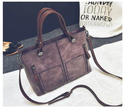 LuxeForm Leather Tote