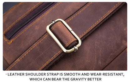 BULLCAPTAIN Leather Crossbody Chest Bag