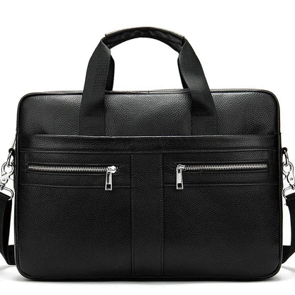 WESTAL Leather Briefcase for Men