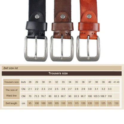 MEDYLA Men’s Genuine Leather Belt
