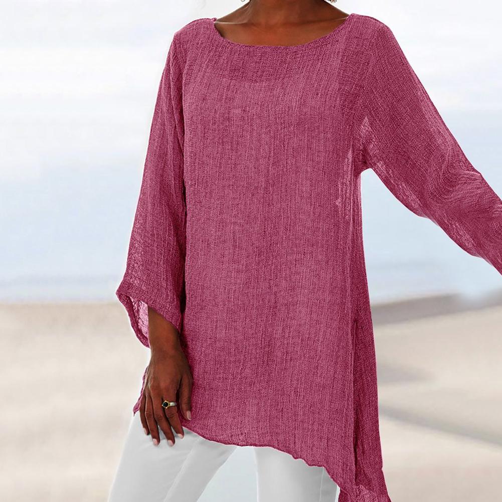 Women’s Oversized Linen Tunic Top