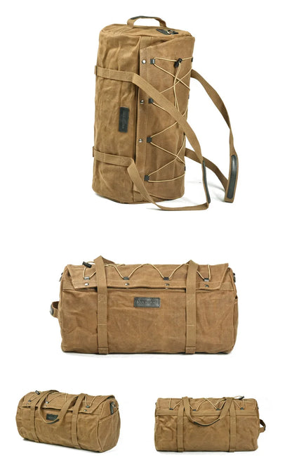 Men's Canvas Travel Fitness Bag