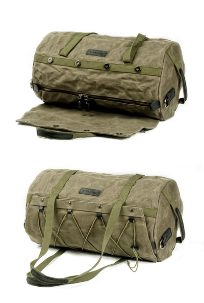 Men's Canvas Travel Fitness Bag