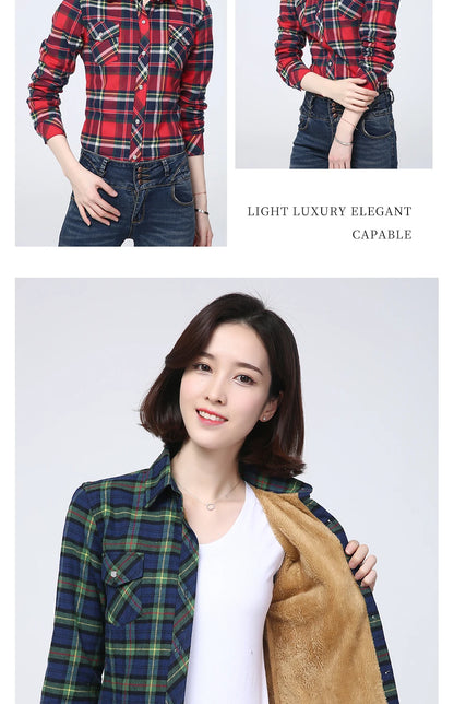 Cozy Plaid Fleece Jacket