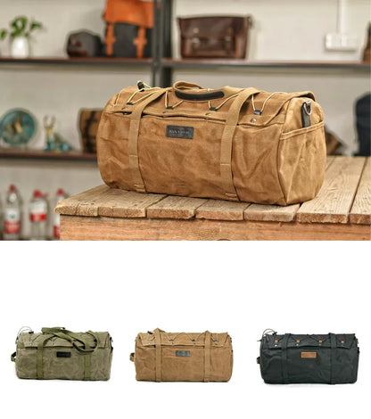 Men's Canvas Travel Fitness Bag
