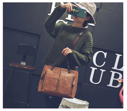 LuxeForm Leather Tote