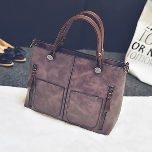 LuxeForm Leather Tote
