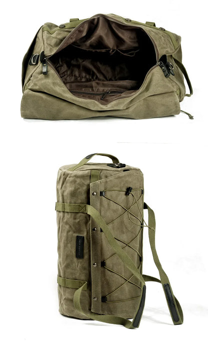 Men's Canvas Travel Fitness Bag