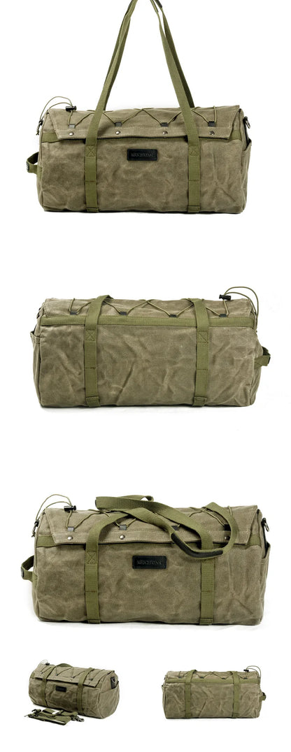 Men's Canvas Travel Fitness Bag