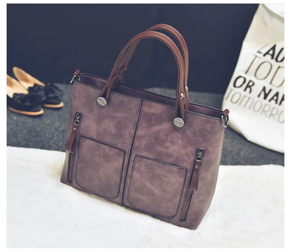 LuxeForm Leather Tote