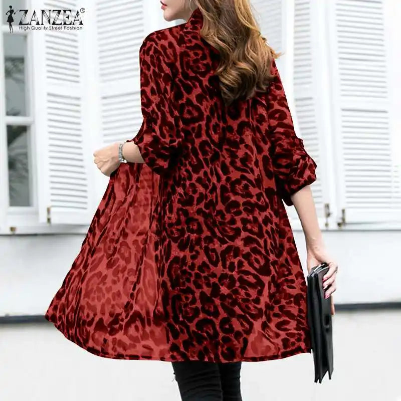 Leopard Print Summer Kimono