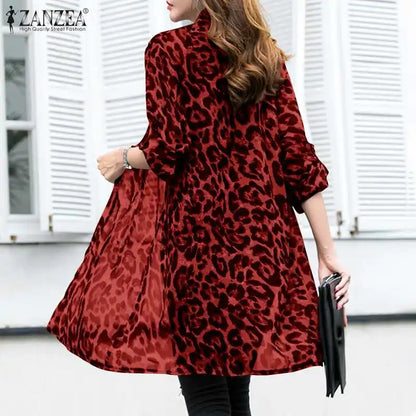 Leopard Print Summer Kimono