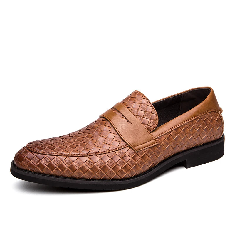 JKPUDUN Luxury Genuine Leather Oxfords
