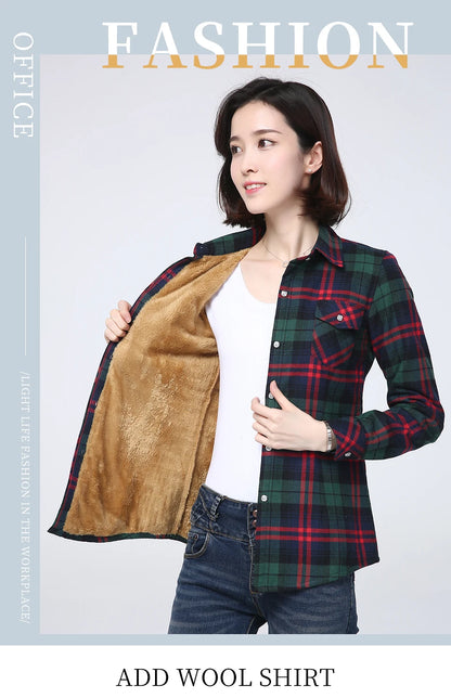 Cozy Plaid Fleece Jacket