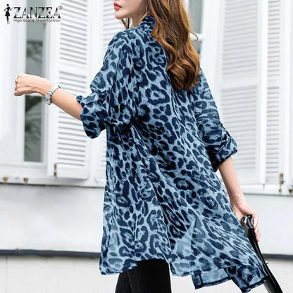 Leopard Print Summer Kimono