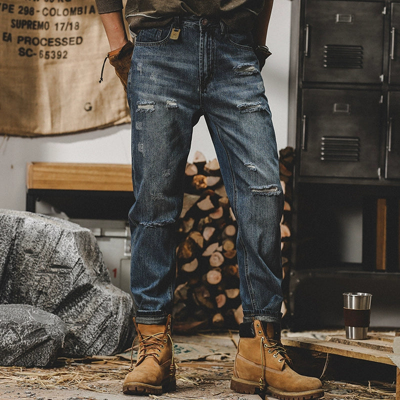 Trendy Fleece-lined Denim Jeans