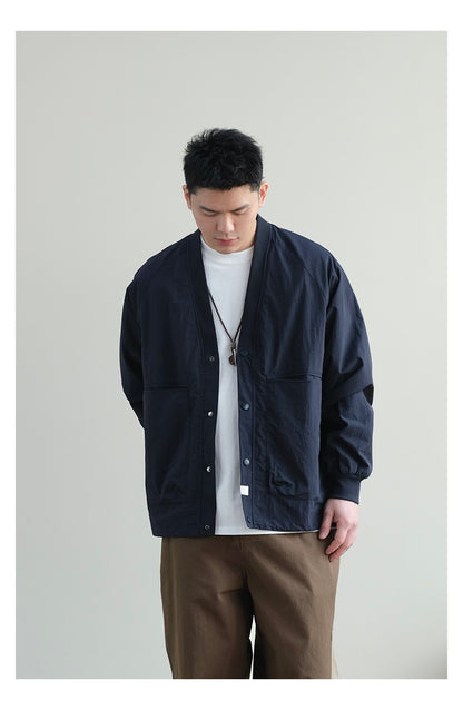 Trendy Axin V Neck Loose Outwear