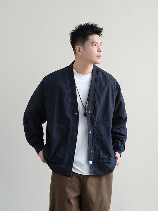 Trendy Axin V Neck Loose Outwear