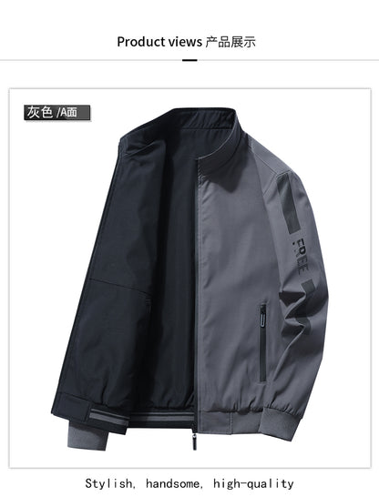 Men's Stand Collar Executive Leisure Jacket