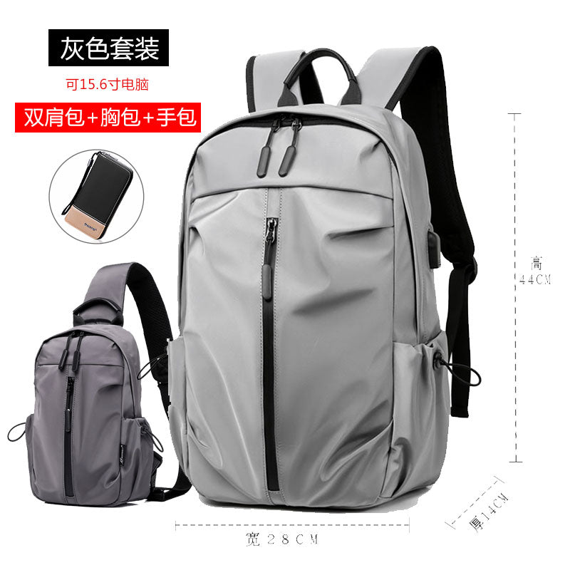 Binao Kangaroo K-style Casual Student Female Double Backpack