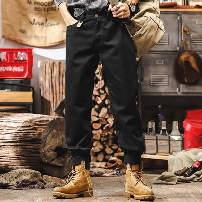 Trendy Fleece-lined Denim Jeans