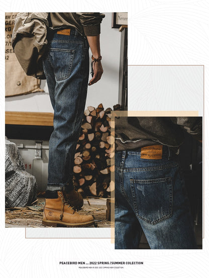 Trendy Fleece-lined Denim Jeans