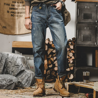 Trendy Fleece-lined Denim Jeans
