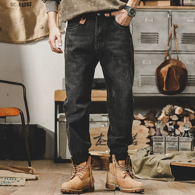Trendy Fleece-lined Denim Jeans