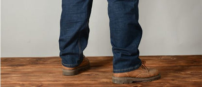 Plus-Size High Waist Denim Pants